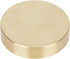 Keenso Waterproof Brass Pill Box, Dustproof Travel Pill Case, Round Copper Pill Fob Holder -pro Dry (M)