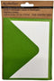 Show-Offs 16 Set 5.5 4.25 Inches 8 8 Piece Blank Notecard & Envelope - x - Cards Envelopes (Green)