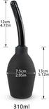 jojomis Bulb 310ml, Bulb, Vaginal Rubber Douche Deep Shower Douche Cleansing, Black, Intimate Cleanser, Enema Personal