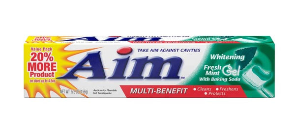 Muyudam Aim Toothpaste Gel Whitening Mint 6 oz (Pack of 4)