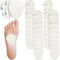 Syhood 40 Pcs Metatarsal Pad - 1/4 Inch Thick Ball of Foot Pain Relief Cushions for Men Women, White Felt Pads