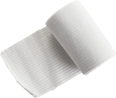 Dealmed 2" Non-Sterile Conforming Stretch Gauze Bandages, 4.1 Yards, Latex Free, Box of 12 Rolls