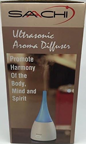 Saachi (110V-240V) Aroma Diffuser Essential Oil Ultrasonic Aromatherapy Air Freshner with Soft LED Color Changing Light