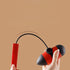 Wetandspicy Hammer, Retractable Manual Massage Whole Body Meridian Tapping Tool, red and Black, Relieve Fatigue