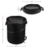 Collapsible Trash Can, 46-Gallon Outdoor Garbage Bin with 3 Stakes for RV, Camping, Storage, Recycling