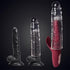 Reusable Clear Penis Sleeve Extender Realistic Textured Cock Extender Body-Safe Stretchy Ultra-Soft Material Cock