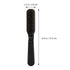 Small Home Stylish Mustache Pocket Hair Folding Brush, Black Comb for Men, Portable Detangling Grooming