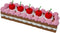 NevaFlew Strawberry Cake Weekly Pill Box Cute 7-Day Organizer for Vitamins, Supplements &