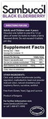 Sambucol Black Elderberry Effervescent Tablets with Zinc and Vitamin C, 15 Count for Adults