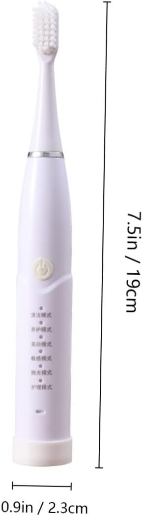 Rechargeable Acoustic Vibration Electric Toothbrush with Smart Modes