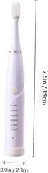 Rechargeable Acoustic Vibration Electric Toothbrush with Smart Modes