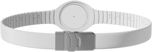 Divoti Badge Sensor Cover Armband for Freestyle CGM Libre14-Day or 2, Adjustable Trim to Fit, White