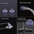 Eyeglass Nose Pads Screw-in Repair Kit, Anti-Slip Soft Silicone Air Chamber Bag with Screws and Screwdriver for Glasses