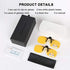 FONHCOO Clip-on Night Driving Sunglasses (2 Pack), Night Vision Glasses Lens Over Prescription Glasses for Men and Women