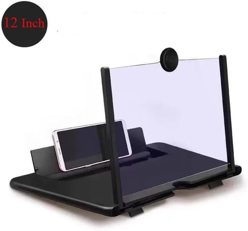 KEMANI 12" Magnifier,3D Screen HD Mobile Phone Magnifier Projector Screen Enlarger for Movies,Videos,Gaming,Foldable