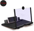 KEMANI 12" Magnifier,3D Screen HD Mobile Phone Magnifier Projector Screen Enlarger for Movies,Videos,Gaming,Foldable
