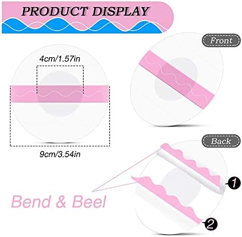 60 Packs Shower Waterproof Patch, Transparent Adhesive Patches for CGM Overpatch Tape, Precut Clear Protection Stickers