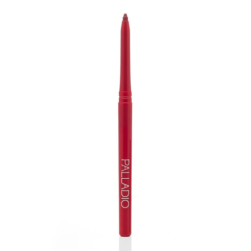 Palladio Retractable Waterproof Lip Liner, Red Rose - High Pigmented, Smudge Proof, Long Lasting