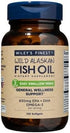 Wiley's Finest Wild Alaskan Fish Oil Easy Swallow Minis - Omega-3 Supplement for Adults and Kids, 120 Mini Softgels