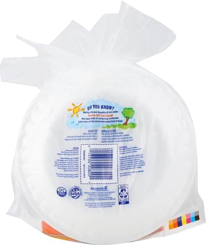 Hefty Disposable Soak Proof Foam Plates, 20 ct.