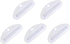 Tnyvm 5Pcs White Toothpaste Squeezer, Plastic Toothpaste Tube Squeezer Dispenser, Toothpaste Clips for