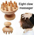 UCCKEYI 60x62mm Wood Guasha Press Head Massager Tool Octopus-Style Muscle Roller for Neck, Shoulders & Stress Relief