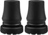 Cane Tips, 2 Pack Nonslip Rubber Universal Walking Cane Tip Replacement Foot for 3/4" Walking Stick