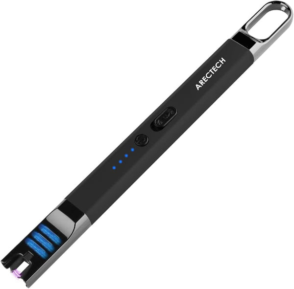 ARECTECH Electric Lighter, Candle Lighter, Rechargeable USB Lighter, Long Gill Lighter for Candle Cooking Camping BBQs