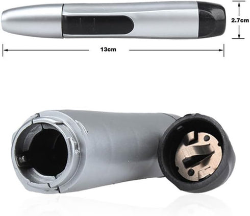 Unisex Waterproof Nose and Ear Hair Trimmer, Electric Rotary Blade System for Quick and Painless Grooming
