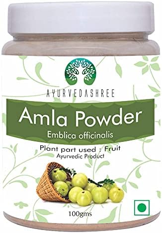 Amla Fruit Powder (Amalaki) 100 Gm | Raw, Non-GMO, Rich in Antioxidant Vitamin C, Vegan from India