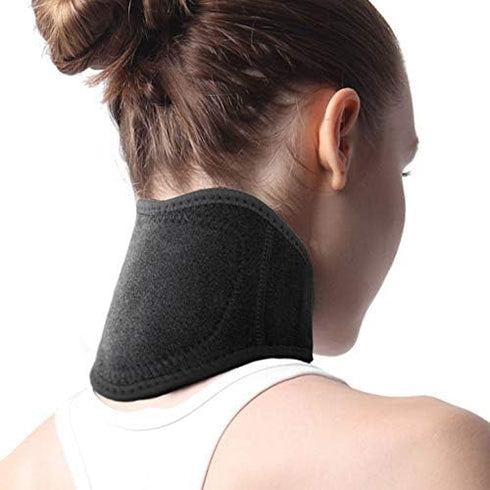 Adjustable Neck Heating Pad for Pain Relief Neck Support Brace Neck Relaxer Soft Cervical Collar Physical Therapy Neck Brace Neck Warmer Winter Neck Gaiter Heated Neck Pillow