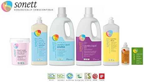 Sonett Organic Laundry Liquid Detergents, Sensitive, 1 Count, GMO Free, Certified Organically Grown