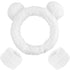 AHONEY Spa Bear Ears Headband Set, Cute Makeup & Skincare Wristbands for Washing Face, Elastic Hair Band (White)