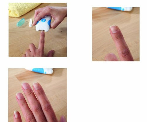 Pursonic NC1 Electric Nail Filer, Blue, 1 Count