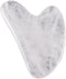LadyCent Natural Rose Quartz Gua Sha Jade Face Massage Board Crystal Stone Guasha