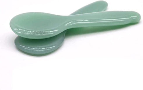 MESKEL Set 4) Gua sha Scraper Board Natural Jade Guasha Stone Board Facial Eye Guasha Plate Jade Face Massager Scraper