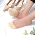 Ball of Foot Cushion Socks Non-Slip Pain Relief Toe Topper Socks, Seamless Half Forefoot Socks