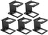 10X 28mm Mini Three-Folding Magnifier, Zinc Alloy with Scale for Textile Optical Jewelry Tool (5Pcs).