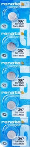 Renata 5 Pack 397 Silver Oxide 0% Mercury Batteries