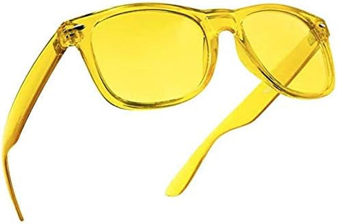 PURPLE CANYON Yellow Color Therapy Glasses for Chakra Healing, Chromotherapy, and Mood Enhancement