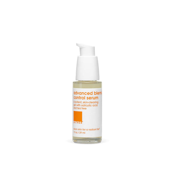 LATHER AHA + BHA Exfoliating Serum - Face Serum with Salicylic Acid & Lactic for Oily & Acne Prone Skin