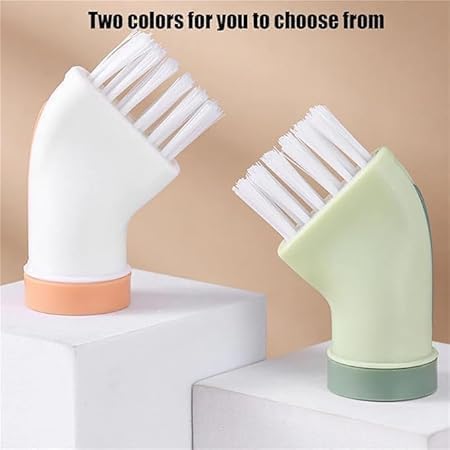 Syanus (Green*1) Multi-use Cleaning Brush Can Be Connected to Mineral Water Bottle, Multi-Purpose Bottle Gap Cleaning