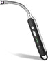 SUPRUS Electric Rechargeable Arc Lighter - Long Flexible Neck USB Lighter for Candle Cooking, Black