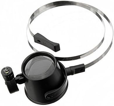 15X Loupe Lens Headband Magnifying Glass with LED for Jeweler Watch Repair
