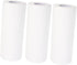 Healeved 3 Rolls Kitchen Cleaning Paper Towels - Non-Woven White Dish Cloths, Fiber Dishwashing Cleaning Pads