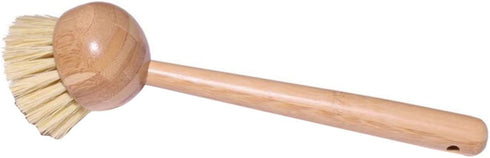 Zerodeko Wok Cleaning Tool, Wooden Dish Brush Kitchen Cleaning Sponge Bath Tub Scrubber