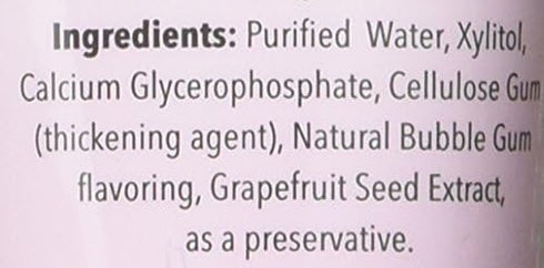 Mouthwash16 oz 1 Count 2 oz 2 Count Pack) Spry Natural Bubble Gum, Kid's Alcohol-Free Xylitol fl + Xlear Kids's Tooth