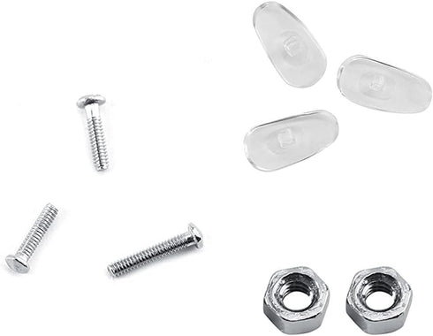 Yosoo 1000Pcs Eyeglass Sunglass Repair Kit, Nose Pads, Screws, Screwdriver, Tiny Micro Screws Nuts Assortment