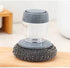 Stainless Steel Pan Sponge, Dish Soap Dispenser, Metal Dish Scrubber for Kitchen Cleaning