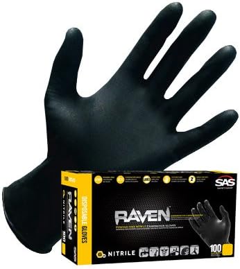 Raven Powder-Free Nitrile Gloves -XL